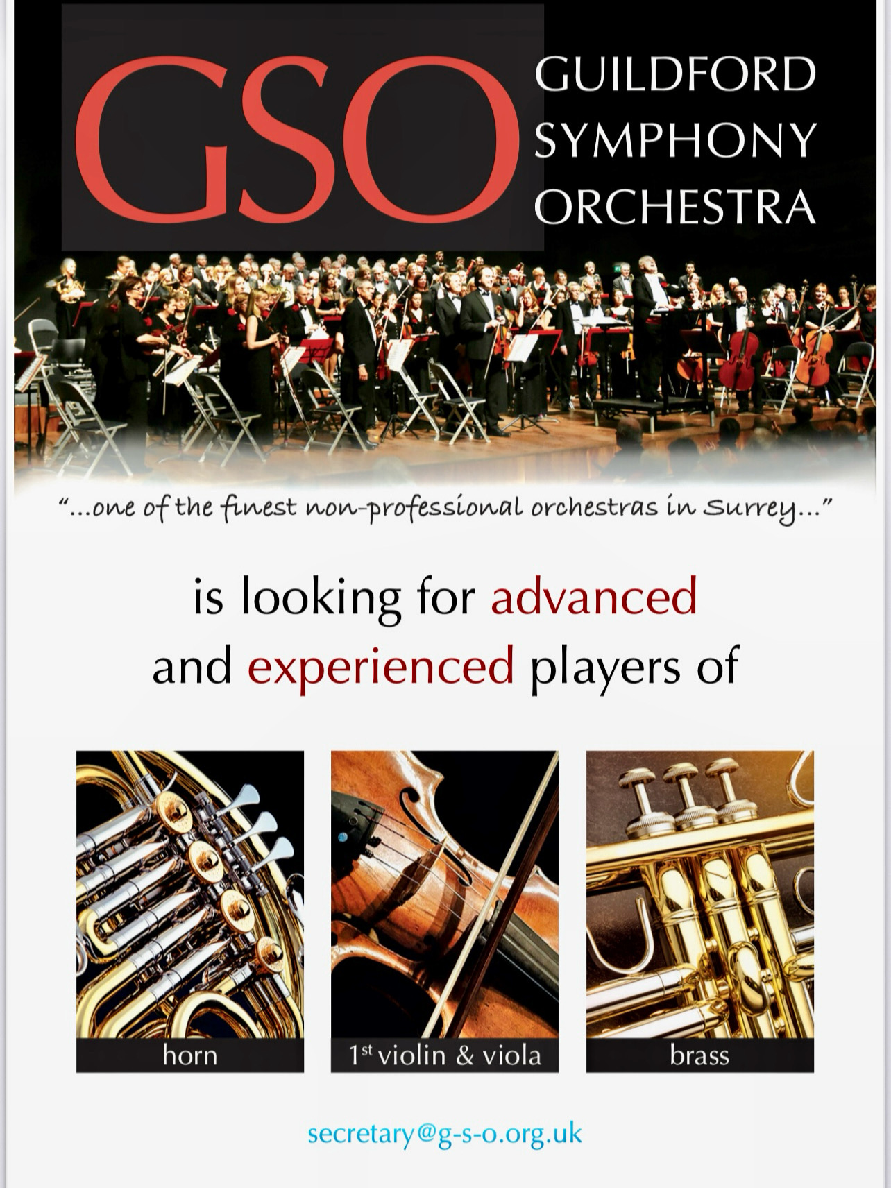 GSO REHEARSAL - Open rehearsals 