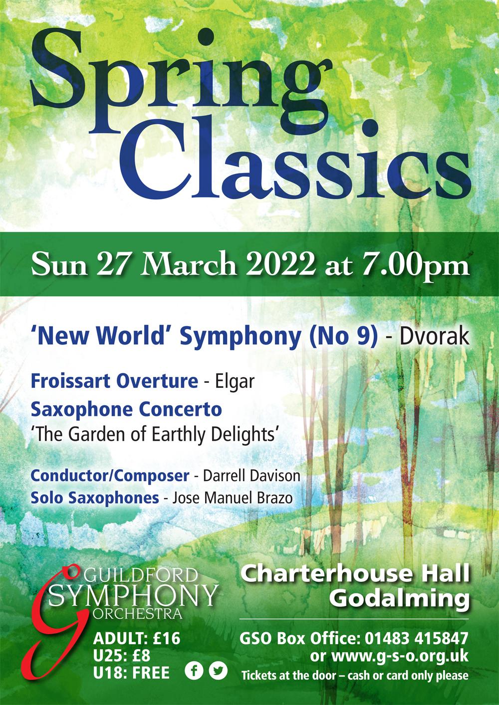 GSO Spring Concert at Charterhouse