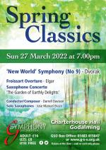 Spring Concert 'New World' Programme announced